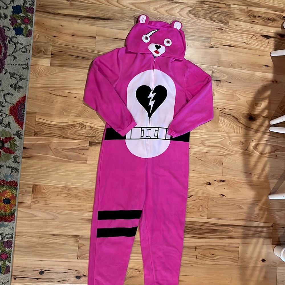 Fortnite cuddle team leader adult pajama onsie